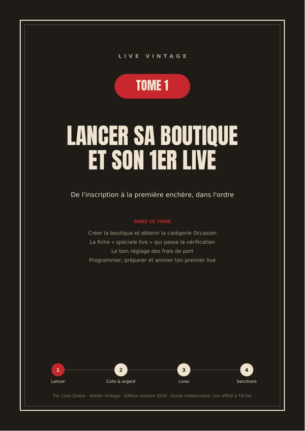 Tome 1 : lancer sa boutique TikTok Shop
